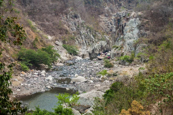 Somoto Nicaragua April 2016 Groep Toeristen Somoto Canyon — Stockfoto