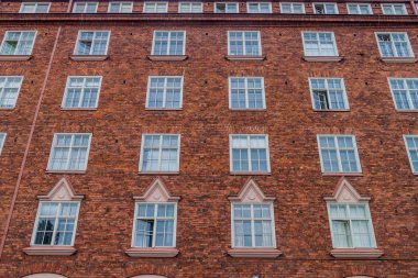 Helsinki, Finlandiya için tipik tuğla ev