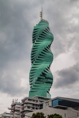 Panama City, Panama - 30 Mayıs 2016: F ve F kule gökdelen Panama City