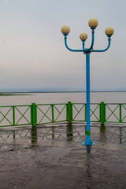 Lamba ve bir mesire Nikaragua Gölü şehirdeki San Carlos, Nicaragua