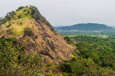 Dambulla, Sri Lanka yakınındaki manzara