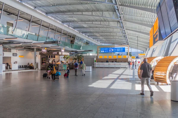 Eindhoven Países Baixos Agosto 2016 Interior Aeroporto Eindhoven Países Baixos — Fotografia de Stock