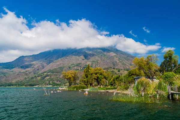 Kust Van Atitlan Lake Guatemala — Stockfoto