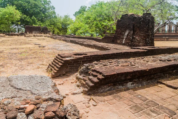 Руины Древнего Города Полоннарува Шри Ланка — стоковое фото
