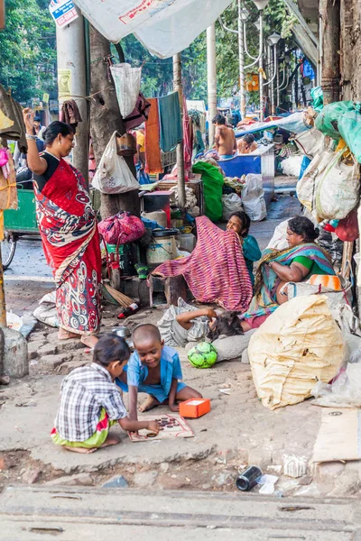 Kolkata India October 2016 Homeless Families Center Kolkata India — Stock Photo, Image