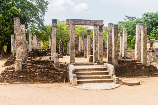 Atadage Antiguo Santuario Reliquias Ciudad Polonnaruwa Sri Lanka —  Fotos de Stock