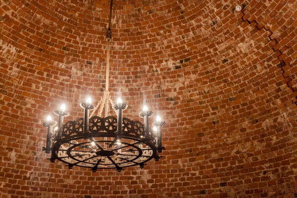 Sigulda Latvia August 2016 Chandelier Turaida Castle Latvia — Stock Photo, Image