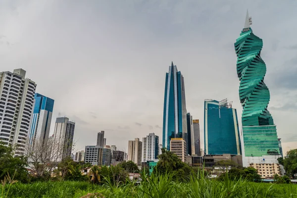 Panama City, Panama - 30 Mayıs 2016: Gökdelenler Panama City, manzarası