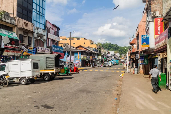 Kandy Sri Lanka Lipca 2016 Typowy Ulica Centrum Miasta Kandy — Zdjęcie stockowe