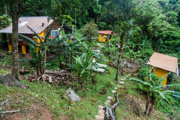 Valle Hornito Panamá Mayo 2016 Vista Del Albergue Jungle Perdido — Foto de Stock
