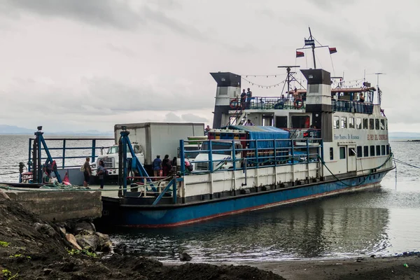 Ometepe Nicaragua Mayo 2016 Vista Ferry Aldea Myogalpa Desde Isla — Foto de Stock