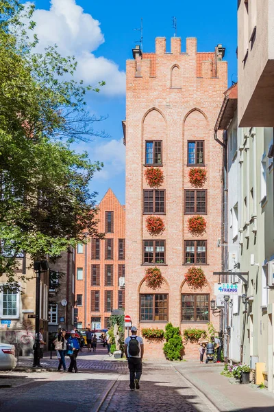 Gdansk Polonya Eylül 2016 Görünüm Mydlarska Sokak Gdansk Polonya — Stok fotoğraf