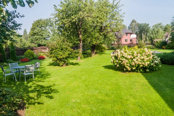 Giardino Nella Città Sigulda Lettonia — Foto Stock