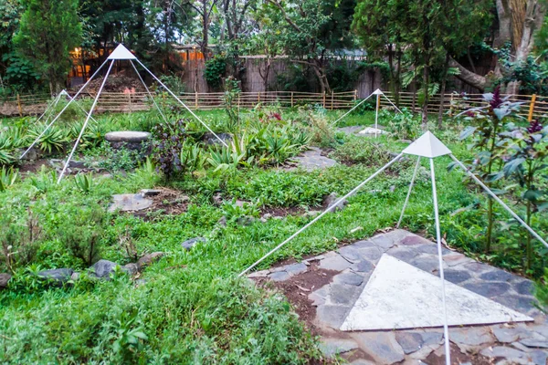 San Marcos Laguna Guatemala Mars 2016 Trädgården Meditationscenter Las Piramides — Stockfoto