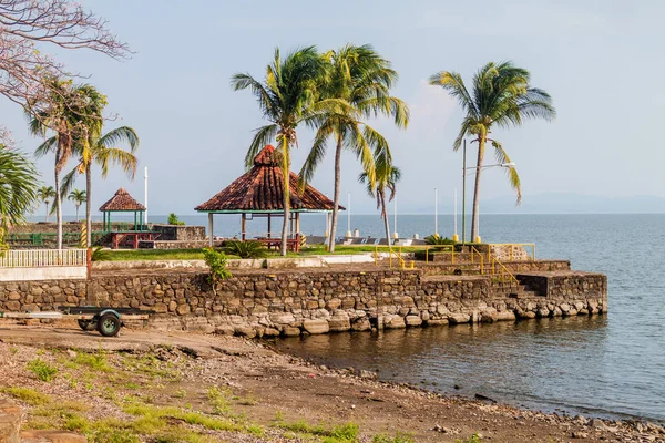 Hütten See Auf Der Insel Ometepe Nicaragua — Stockfoto