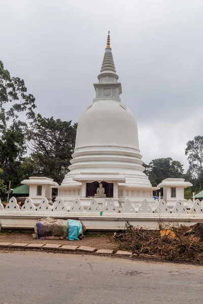 Boeddhistische Stoepa Stad Nuwara Eliya Sri Lanka — Stockfoto