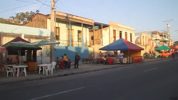 Festival callejero en Santiago de Cuba — Vídeos de Stock