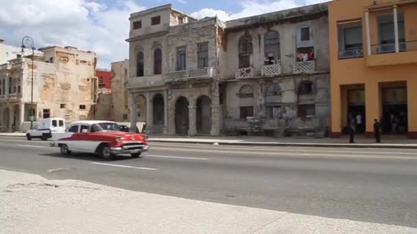 Beroemde badplaats station Malecon — Stockvideo