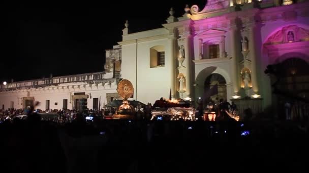 Procesión del Viernes Santo — Vídeos de Stock