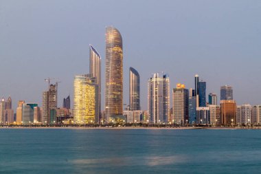 Skyline abu Dabi, Birleşik Arap Emirlikleri