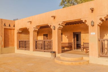Al Ain, Al Ain Palace (Sheikh Zayed Sarayı) Müzesi avlu Birleşik Arap Emirlikleri
