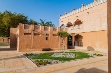 Al Ain, Al Ain Palace (Sheikh Zayed Sarayı) Müzesi avlu Birleşik Arap Emirlikleri