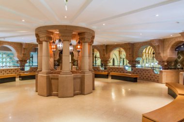 Sharjah, Birleşik Arap Emirlikleri - 11 Şubat 2017: İç İslam medeniyeti, Birleşik Arap Emirlikleri Sharjah Müzesi