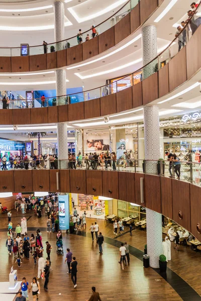 Dubai Förenade Arabemiraten Mars 2017 Interiören Dubai Mall Ett Största — Stockfoto