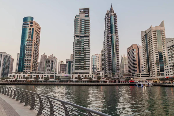 Дубай Оаэ Марта 2017 Высотные Здания Dubai Marina — стоковое фото