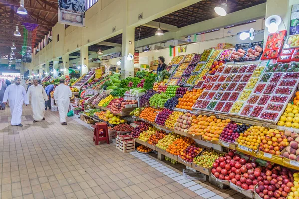 Kuwait City Kuwait Marzo 2017 Banchi Frutta Nel Souq Mercato — Foto Stock