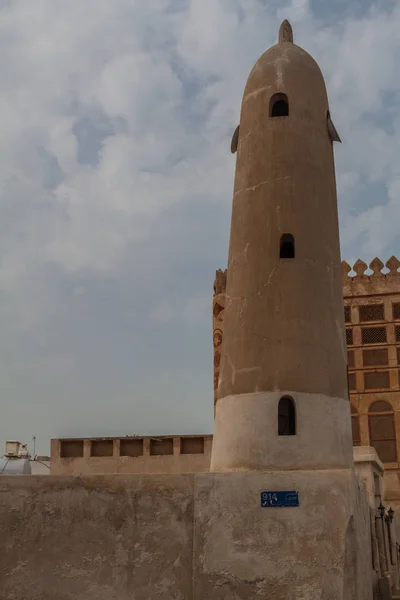 Minaret Mosquée Siyadi Maison Siyadi Derrière Elle Muharraq Bahreïn — Photo