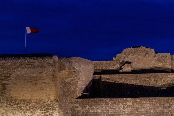 Mauern Der Festung Bahrain Qalat Bahrain Bahrain — Stockfoto