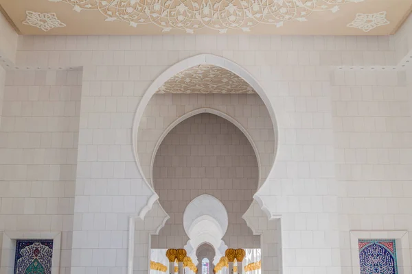 Деталь Мечеті Шейха Заїда Grand Абу Дабі Єднані Арабські Емірати — стокове фото