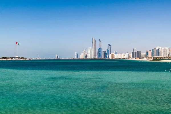 Skyline Von Abu Dhabi Uae — Stockfoto