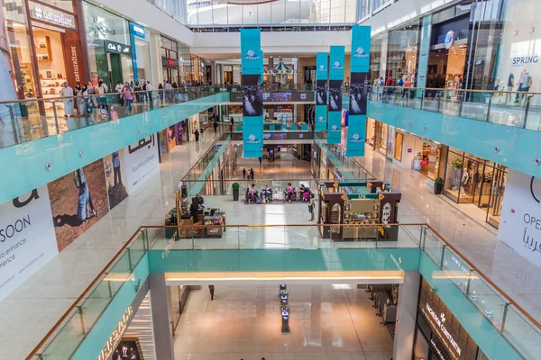 Dubai Uae March 2017 Interior Dubai Mall One Largest Malls — Stock Photo, Image