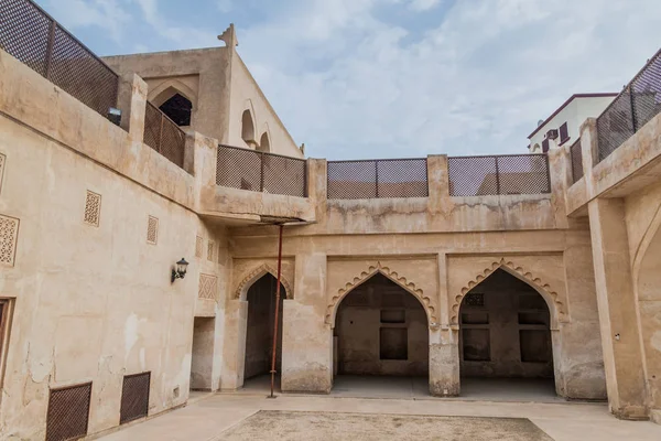 Patio Del Shaikh Isa Bin Ali Khalifa Casa Muharraq Bahréin — Foto de Stock