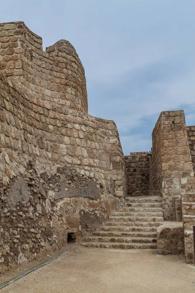 Mura Fortificazione Del Forte Del Bahrein Qal Bahrain Bahrein — Foto Stock