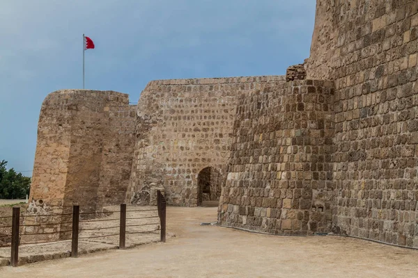 Mura Del Forte Del Bahrein Qal Bahrain Bahrein — Foto Stock