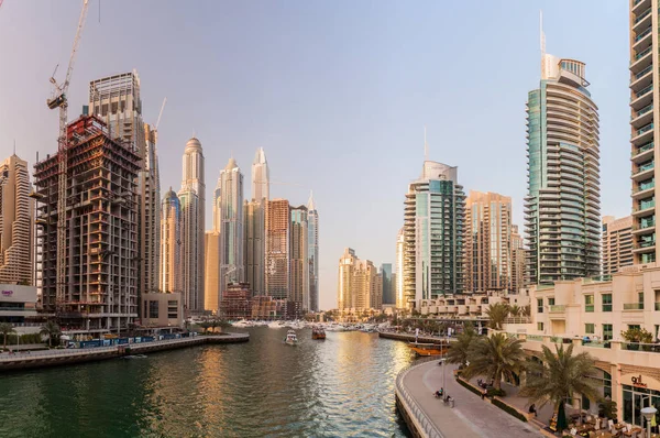 Dubai Ηνωμένα Αραβικά Εμιράτα Μαρτίου 2017 Ψηλά Κτίρια Μαρίνα Του — Φωτογραφία Αρχείου