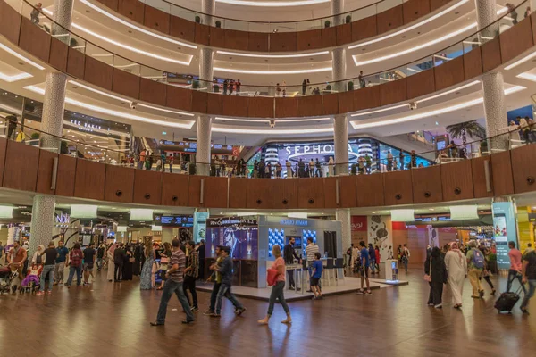 Dubai Emirados Árabes Unidos Março 2017 Interior Dubai Mall Dos — Fotografia de Stock