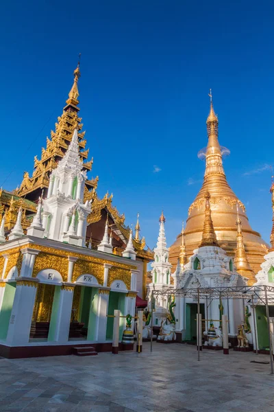 Shwedagon Paya Pagode Yangon Myanmar — Stockfoto