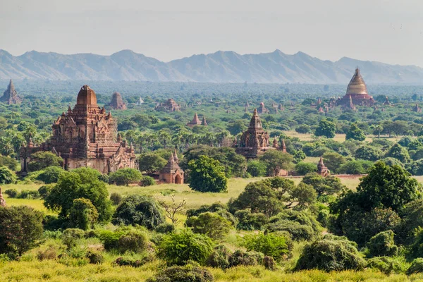 Skyline Templos Bagan Myanmar — Foto de Stock