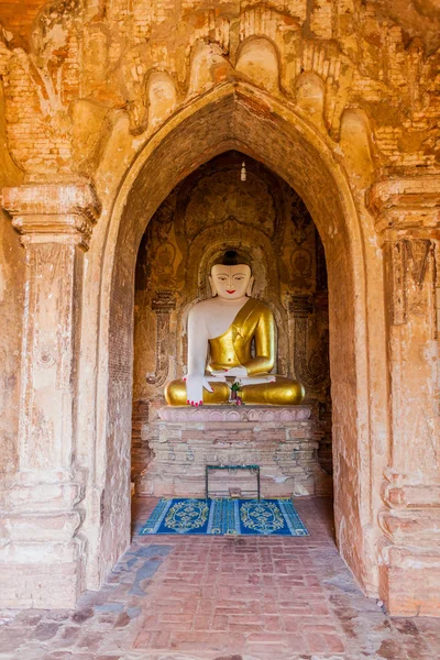 Statue Bouddha Dans Temple Shwe Leik Too Bagan Myanmar — Photo