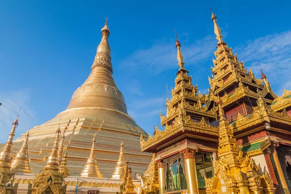 Shwedagon Paya Pagoden Yangon Myanmar — Stockfoto