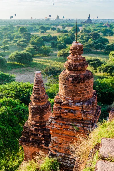 バガン ミャンマーで ウェット ミャンマー における寺院の詳細 — ストック写真