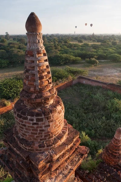 Detalle Del Templo Wet Hpaya Bagan Myanmar —  Fotos de Stock