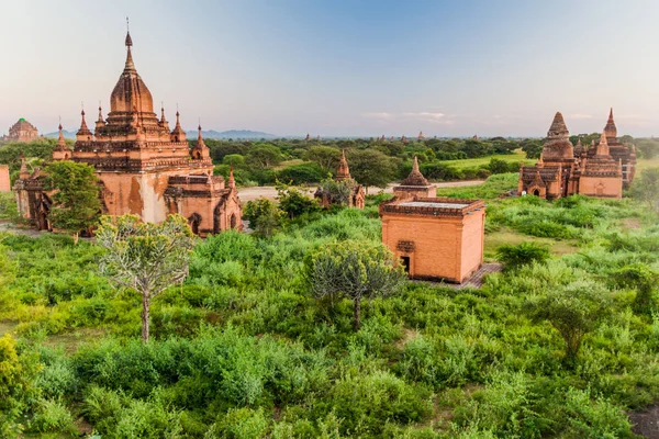 Shwe Nan Yin Taw Monastic Complex Sulamani Temple Background Bagan — Stock Photo, Image