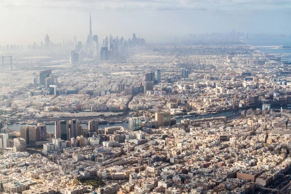 Vista Aérea Dubai Emiratos Árabes Unidos — Foto de Stock