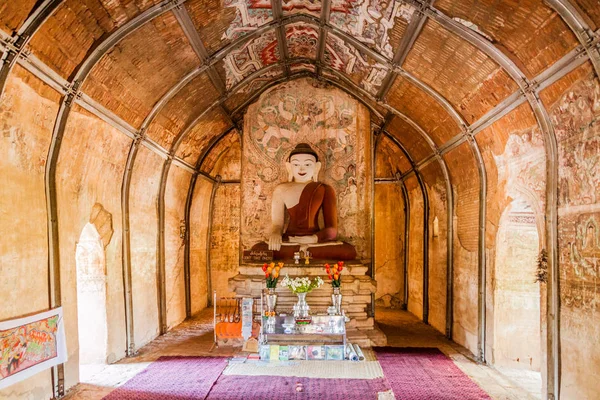 Boeddhabeeld Upali Thein Tempel Bagan Myanmar — Stockfoto