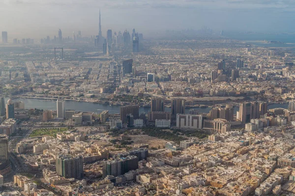 Vista Aérea Dubai Emiratos Árabes Unidos — Foto de Stock